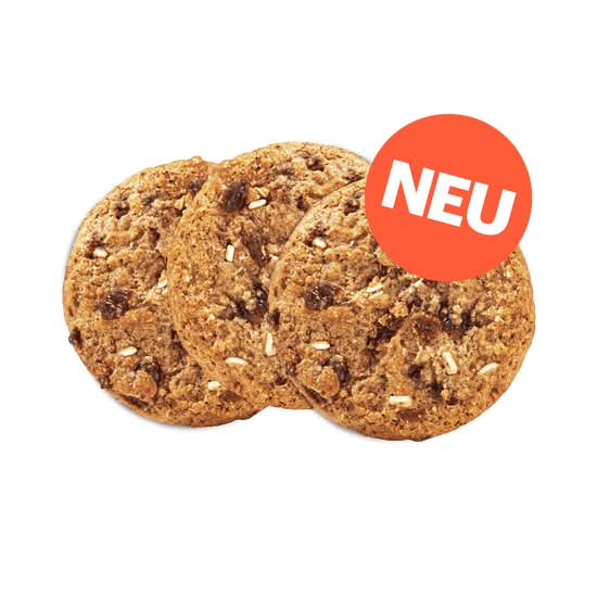 3 x Oat & Raisin Cookie