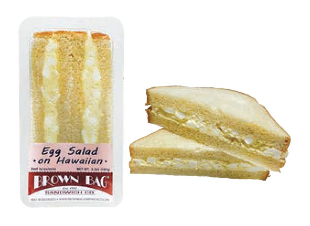 Egg Salad On Hawaiian Sandwich