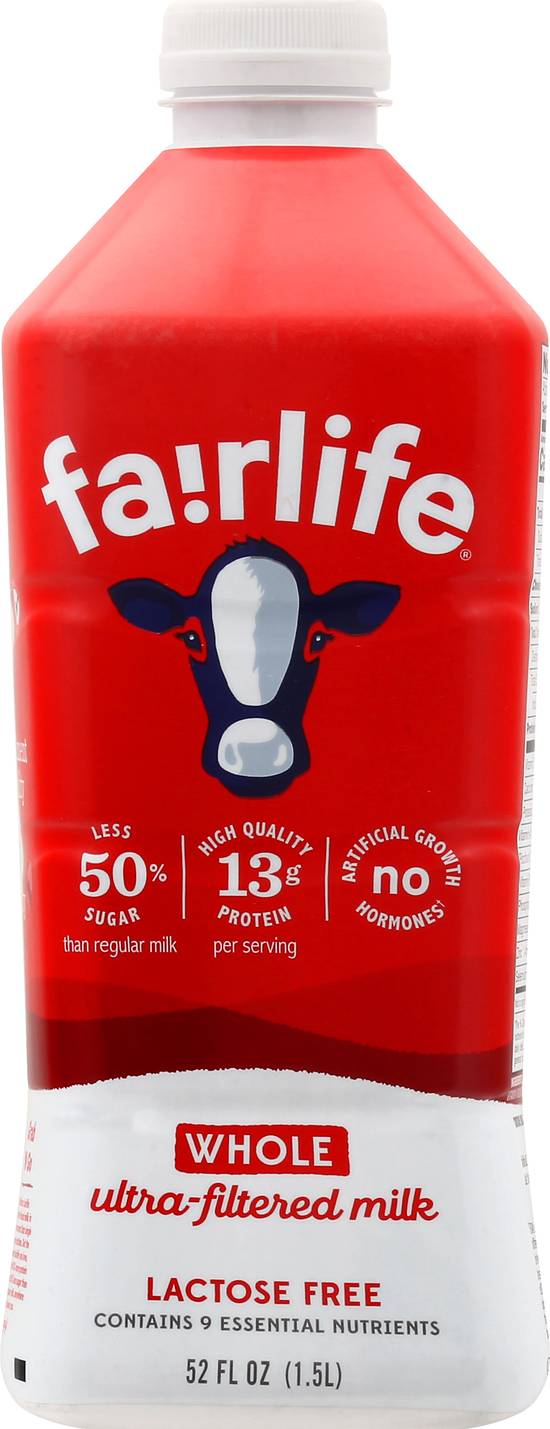 Fairlife Lactose Free Whole Ultra-Filtered Milk (52 fl oz)