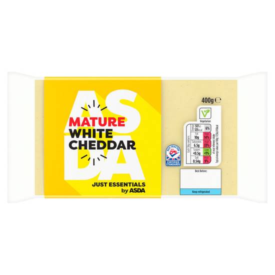 Asda Just Essentials White Cheddar 400g