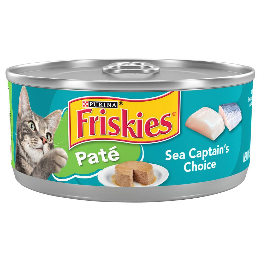 Purina Friskies Pate Sea Captain's Choice Wet Cat Food