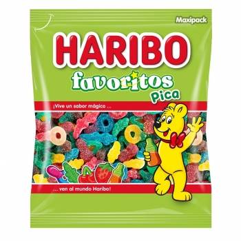 Caramelos de goma pica Favoritos Haribo 90 g.