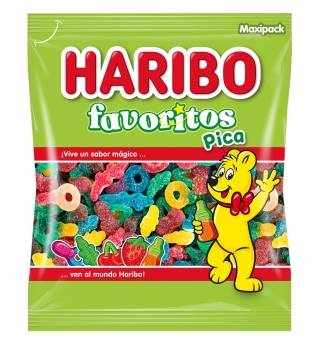 Caramelos de goma pica Favoritos Haribo 90 g.