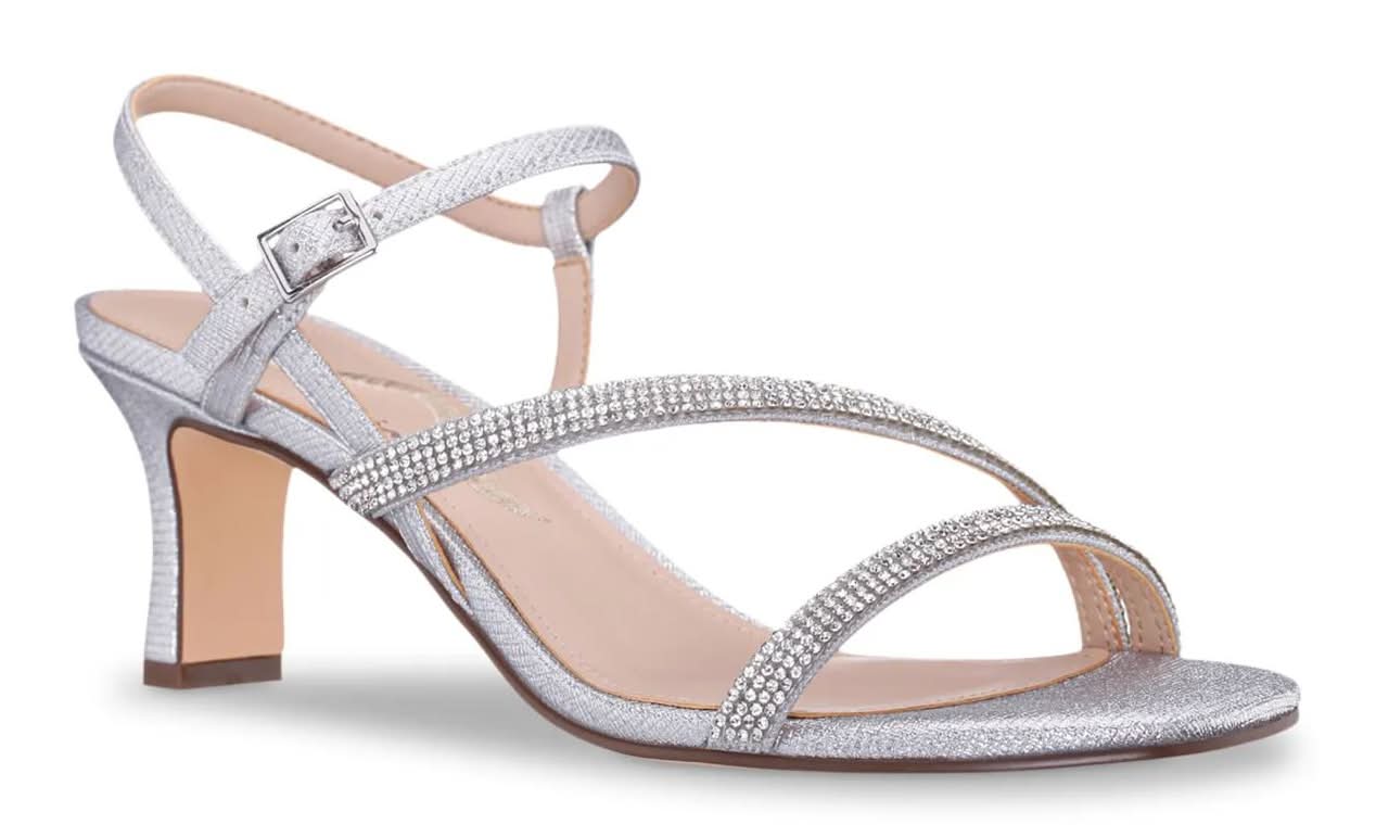 N By Nina Barry Sandal (Silver Metallic Medium - 8)