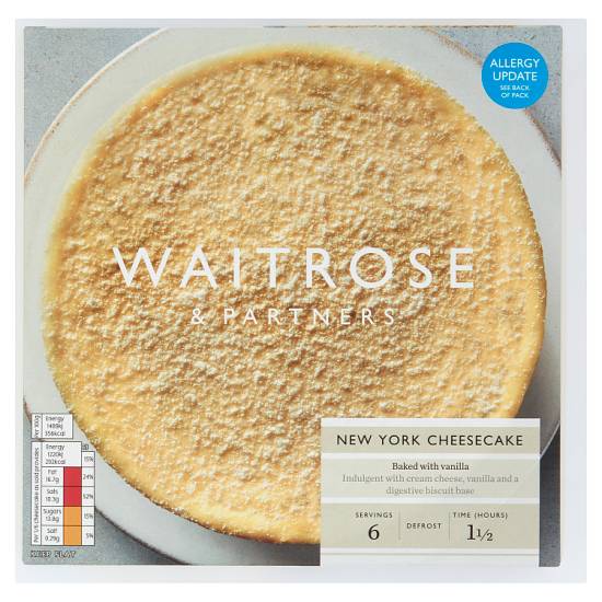 Waitrose Frozen New York Cheesecake