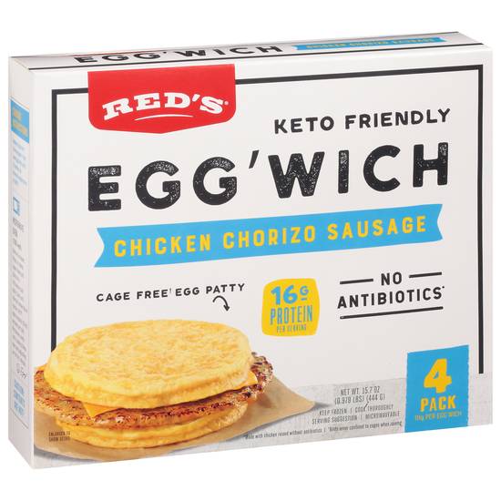 Red's Chicken Chorizo Egg'wich (4ct)