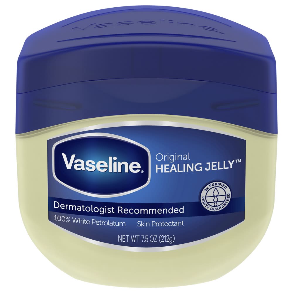 Vaseline Original Healing Jelly 100% White Petrolatum (7.5 oz)