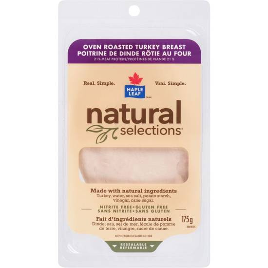 Maple Leaf Natural Selections Oven Roasted Turkey Breast (175 g)