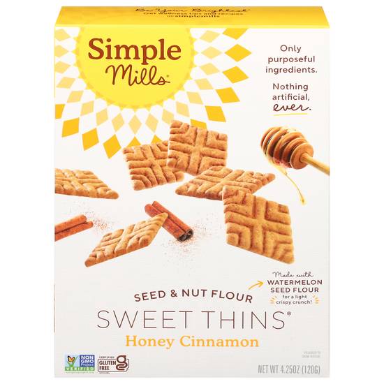 Simple Mills Seed & Nut Flour Sweet Thins (honey-cinnamon)