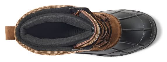 Falls Creek Men\'s Brown Boots (Memory foam) Falls Creek Mens main image 4