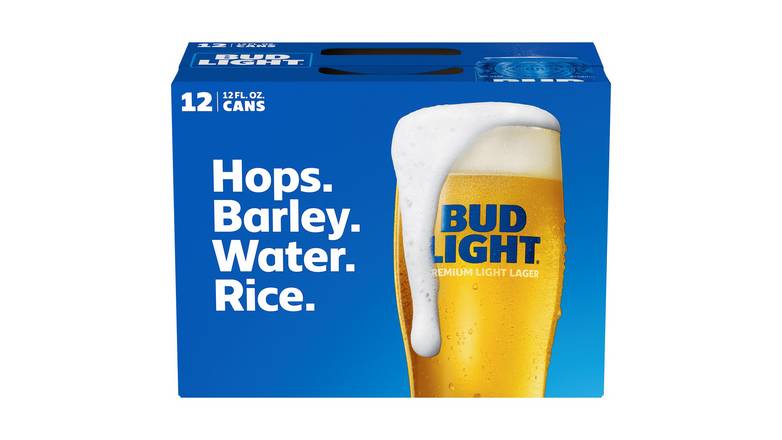 Bud Light Beer, 12 Pack Beer, 12 FL OZ Cans, 4.2% ABV