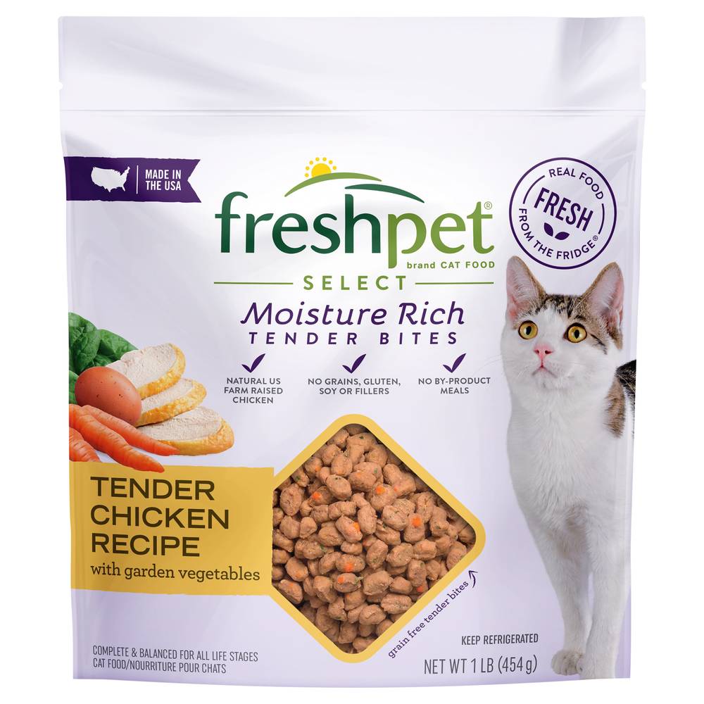 Freshpet Moisture Rich Tender Chicken With Vegetables Bites