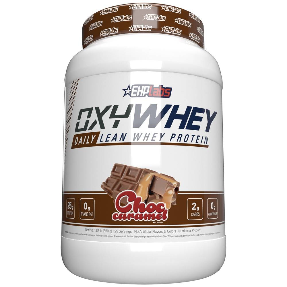 EHPlabs Oxywhey Lean Wellness Protein, Choc Caramel (1.87 lbs)