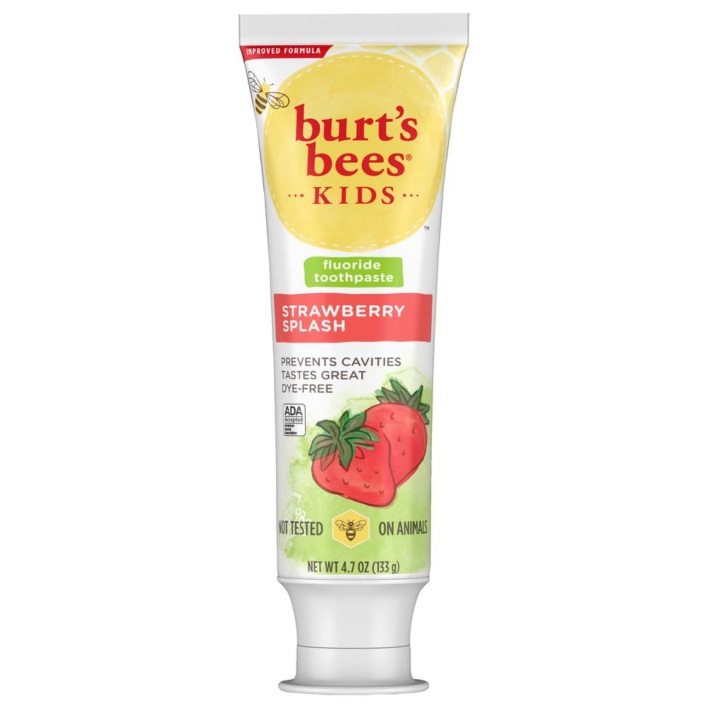 Burt's Bees Kids Fluoride Toothpaste (strawberry splash)