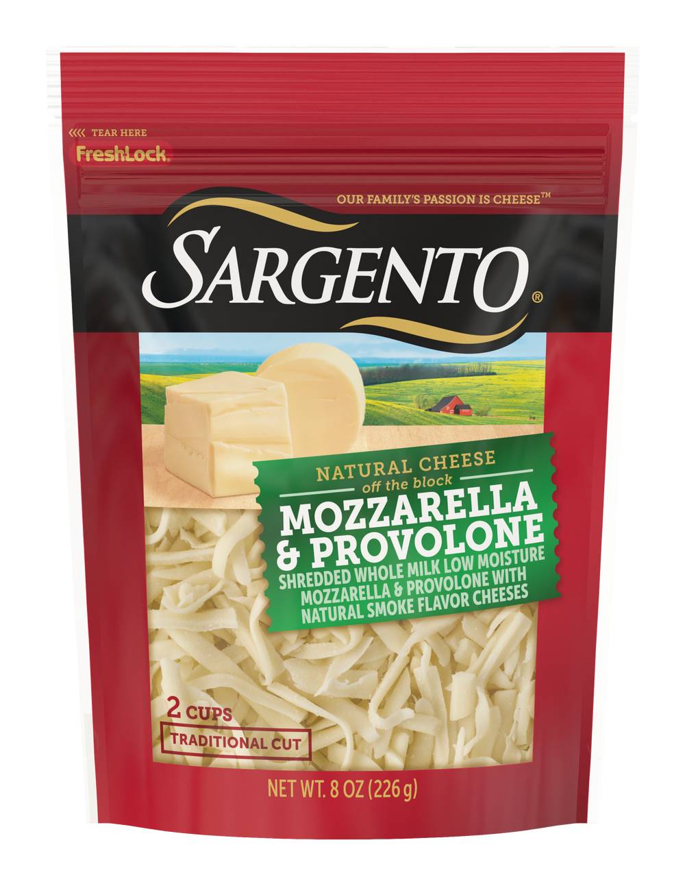 Sargento Mozzarella & Provolone Shredded Cheese (8 oz)