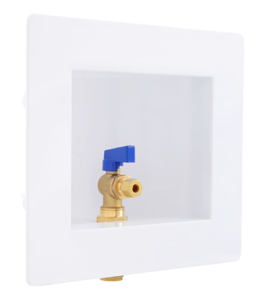 SharkBite Quarter turn ball valve Push-to-connect Ice maker Outlet Box