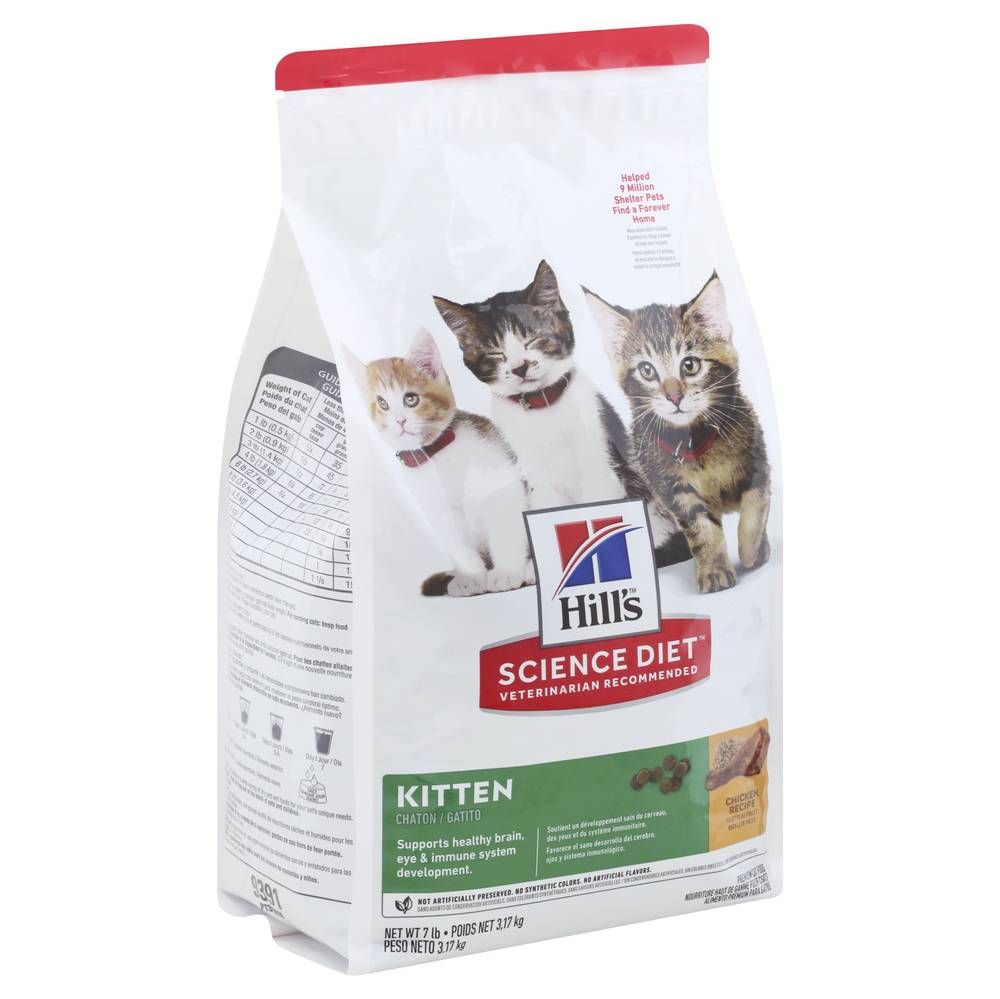 Hill's Science Diet Kitten Chicken Recipe Cat Food (7 lbs)