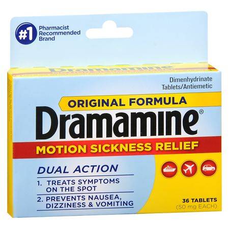 Dramamine Original Formula Tablets - 36.0 ea
