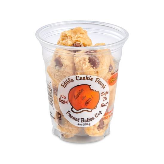 Cookies N Milk Edible Peanut Butter Cup Cookie Dough 6oz