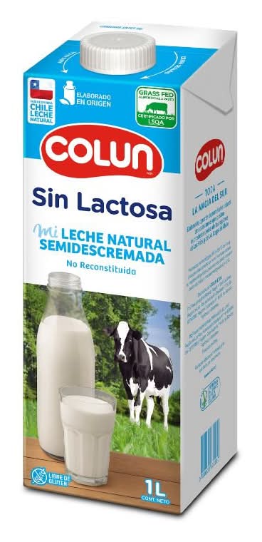 Colun · Leche semidescremada sin lactosa (1 L)