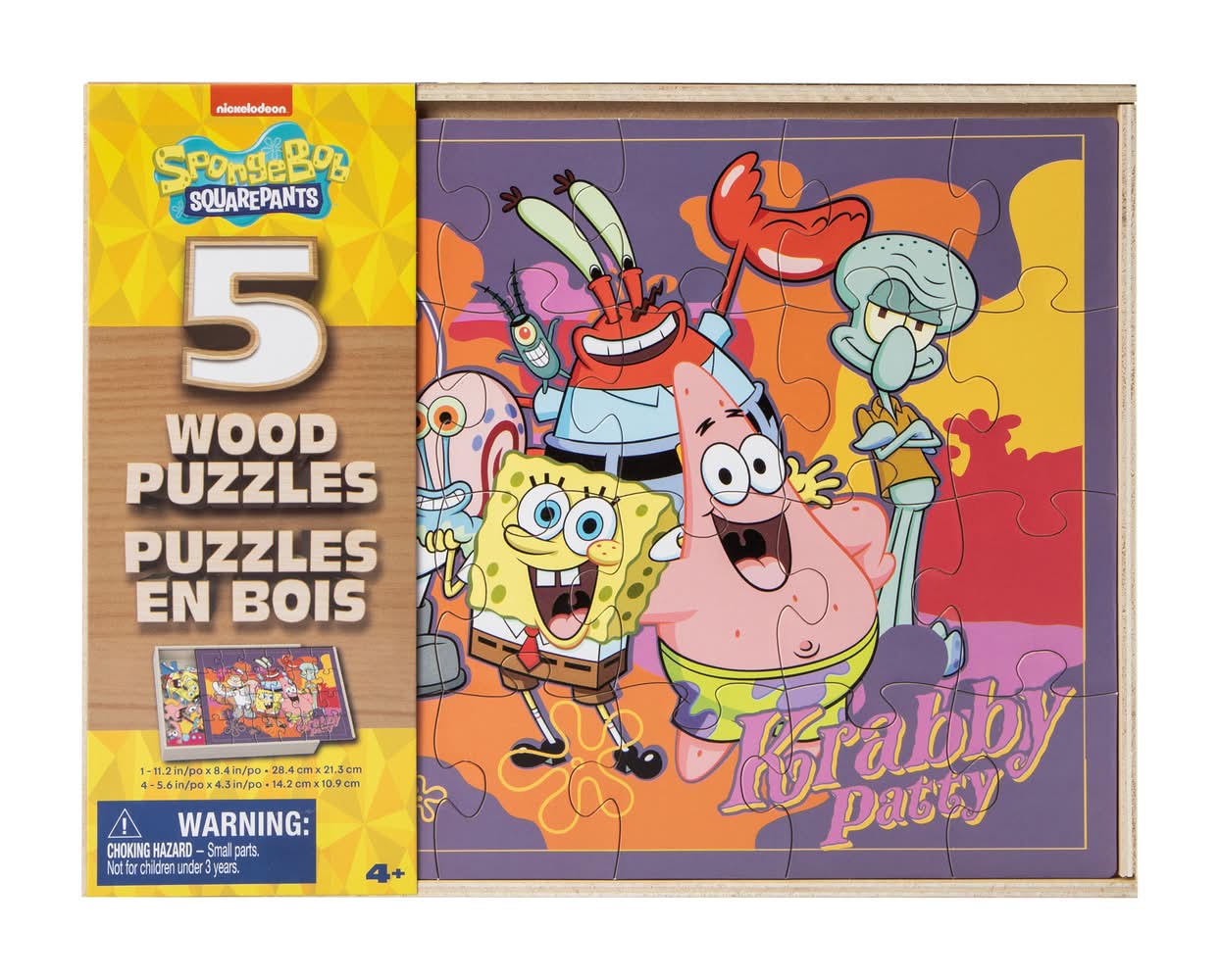 SpongeBob SquarePants™ Wood Puzzles 5-Pack