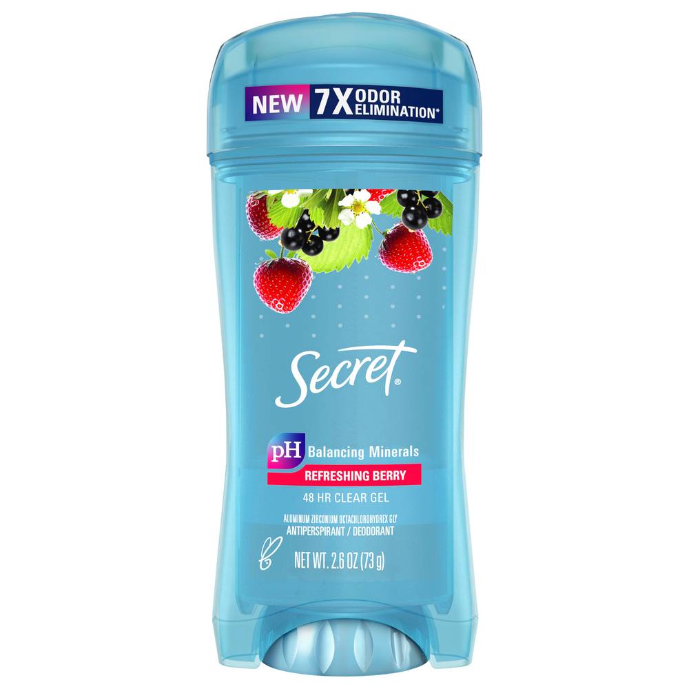 SECRET Berry 48hr Clear Gel Antiperspirant (2.6 oz)