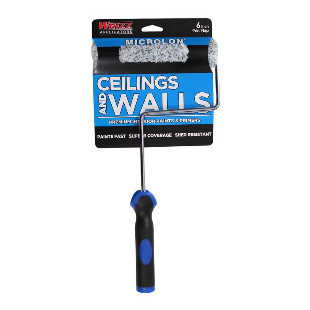 WHIZZ 6-in x 3/8-in Nap MICROLON Ceilings and Walls Synthetic Blend Mini Paint Roller | 96546