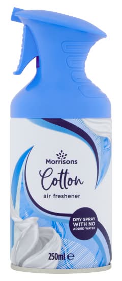 Morrisons Cotton Air Freshener Dry Spray (250ml)