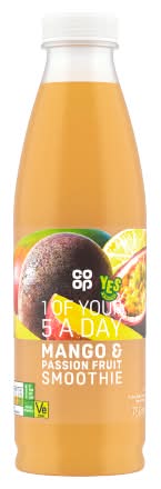 Co-op Mango & Passion Fruit, Smoothie (750ml)