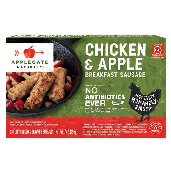 Order Applgate Farms Chicken and Apple Breakfast Sausage Links food online from Everyday Needs by Gopuff store, Norfolk on bringmethat.com