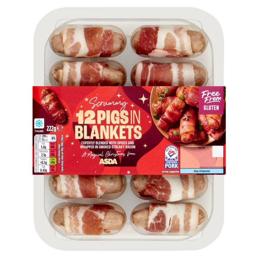 ASDA Delicious Pigs in Blankets (12 pack)