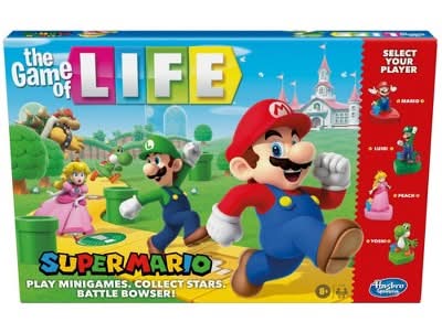 Hasbro Gaming The Game Of Life Super Mario Edition Board Game Age 8y+