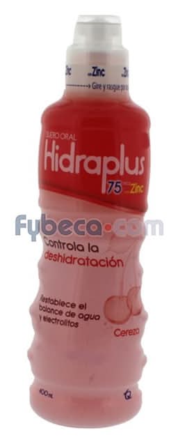 Hidraplus Zinc 75Meq Cereza Frasco 400Ml