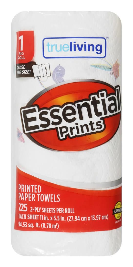 True Living Essential Prints Paper Towels
