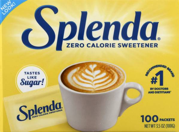 Splenda Zero Calorie Sweetener Packets (100 ct)