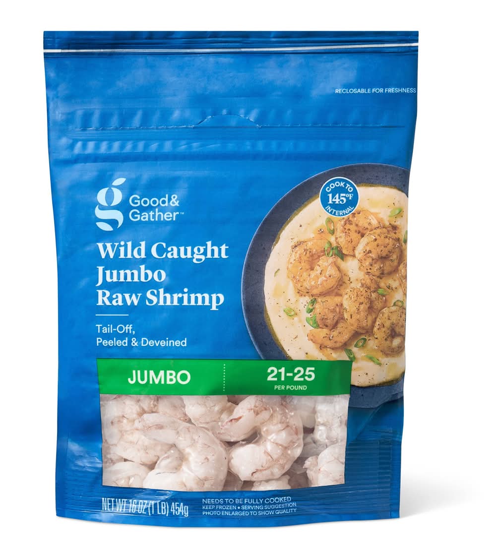 Good & Gather Wild Caught Jumbo Raw Shrimp (16 oz)
