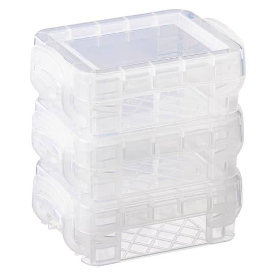 Clear Bitty Boxes By Simply Tidy, 3Ct.