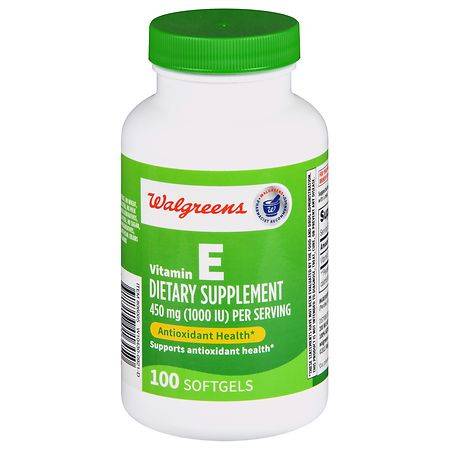 Walgreens Vitamin E 450 mg Softgels - 100.0 ea