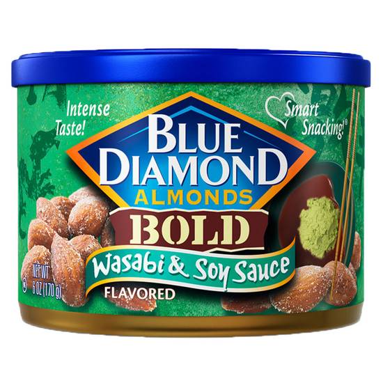 Blue Diamond BOLD Wasabi & Soy Sauce Almonds 6oz