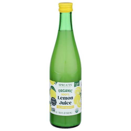 Sprouts Organic Lemon Juice