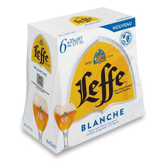 Leffe - Bière blanche (6 pièces, 250 ml)