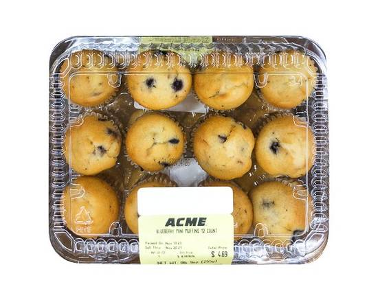 Muffins Mini Blueberry (1 package)