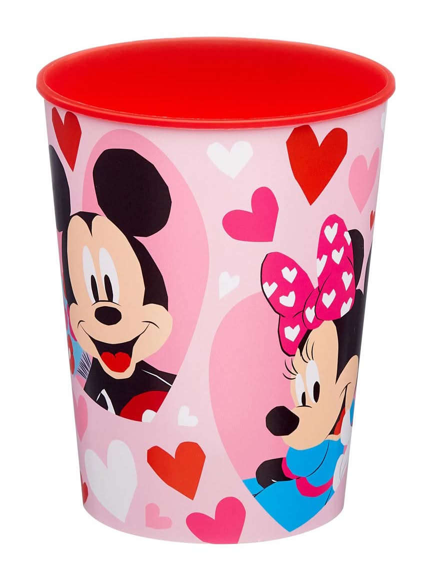 Stationery Valentine's Themed Mickey and Minnie Printed Cup