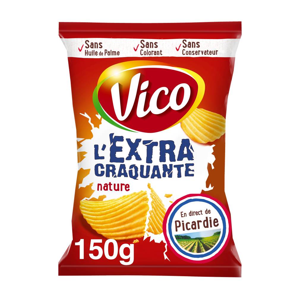 Vico - Chips l'extra craquante nature (150g)