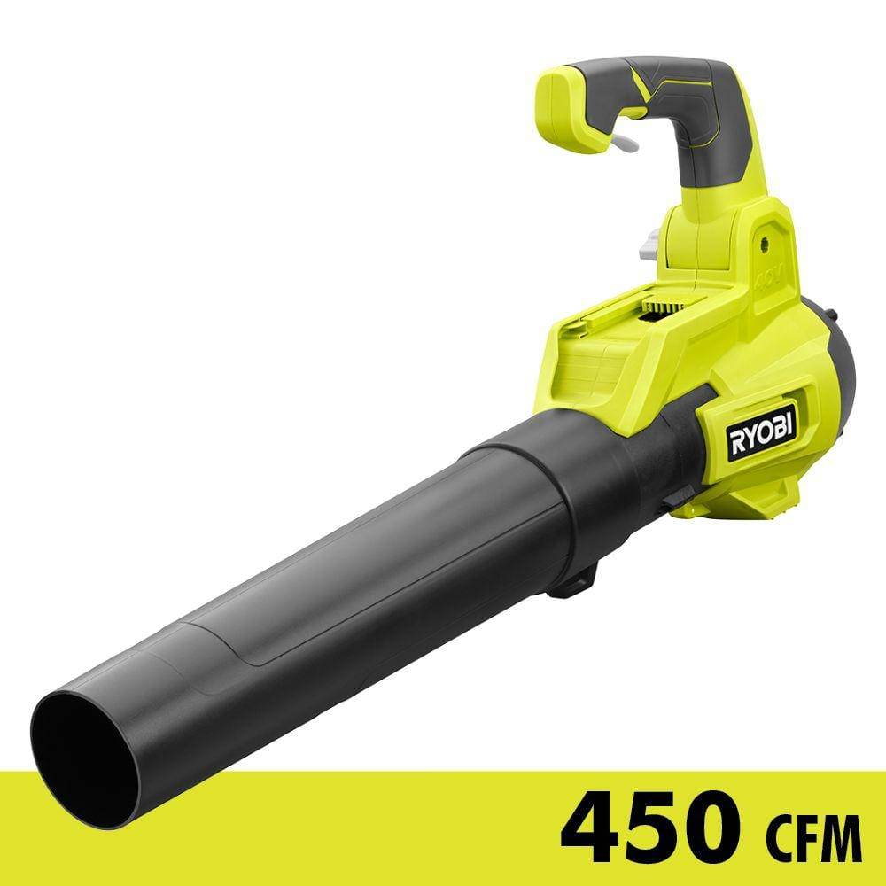 Ryobi 40V 450 Cfm Cordless Battery Variable-Speed Jet-Fan Blower