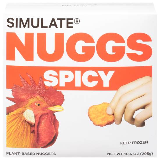 Simulate Spicy Nuggs Plant-Based Chicken Nuggets