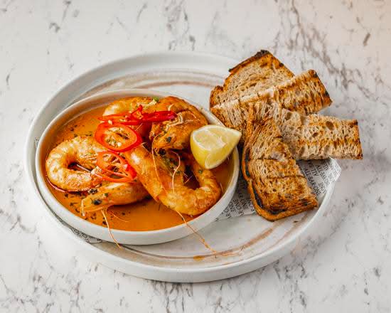 GARLIC & CHILLI KING PRAWNS