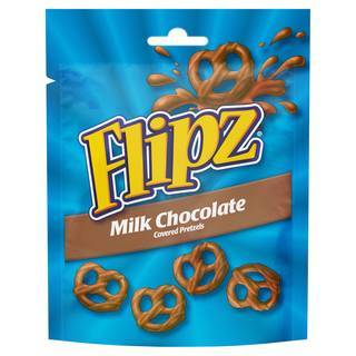Flipz Milk Choc Pretzels 90G