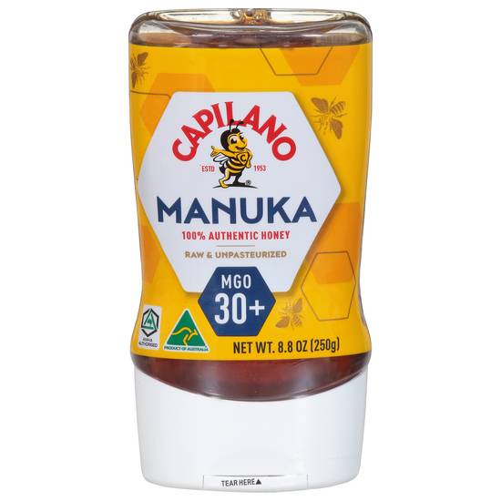 Capilano Mgp 30+ Raw & Pasteurized 100% Authentic Manuka Honey