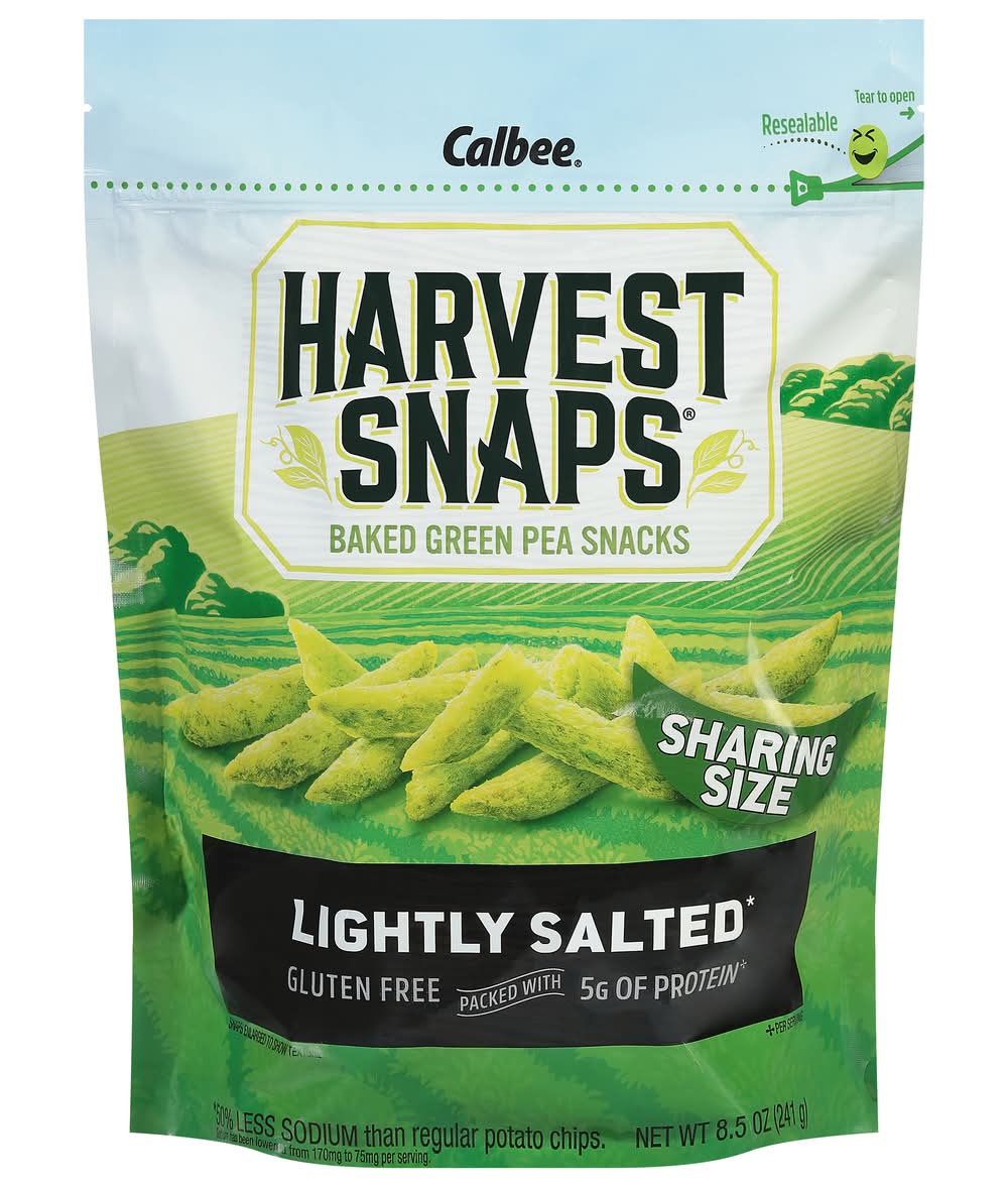 Harvest Snaps Baked Lightly Salted Green Pea Snacks (8.5 oz)